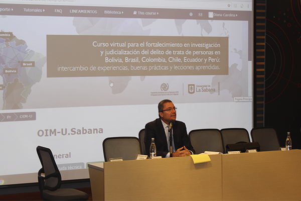 Juicios simulados sobre el delito de trata de personas en países de Suramérica- OIM- Universidad de La Sabana
