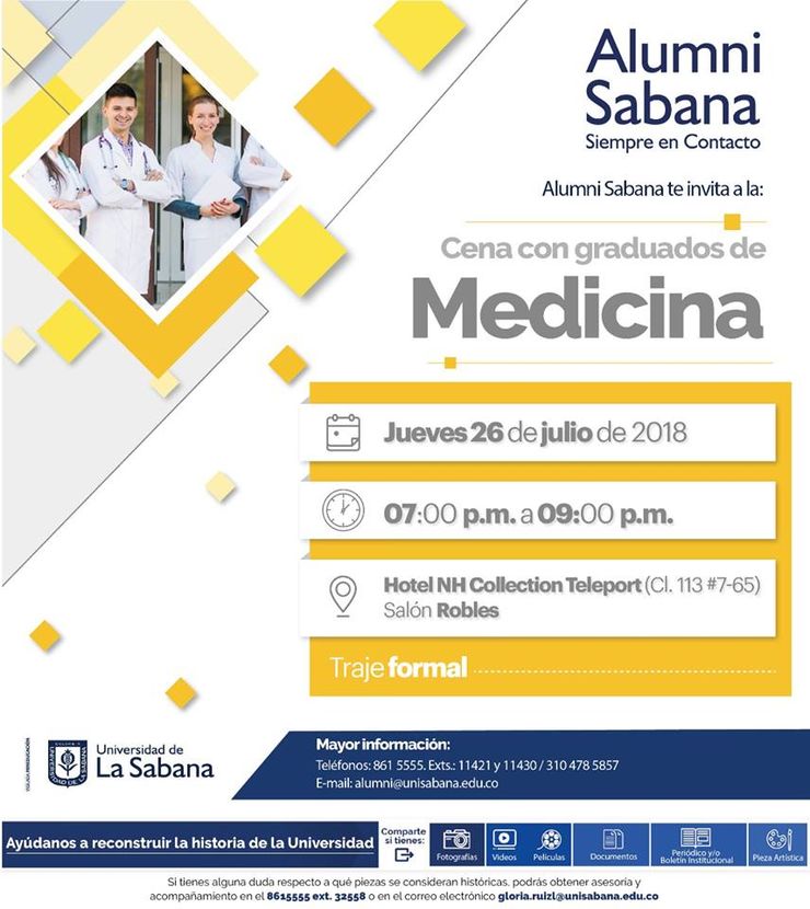 Encuentro Alumni Sabana graduados de Medicina 