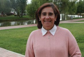 Enfermera Blanca Venegas Bustos. Profesora de la Universidad de La Sabana