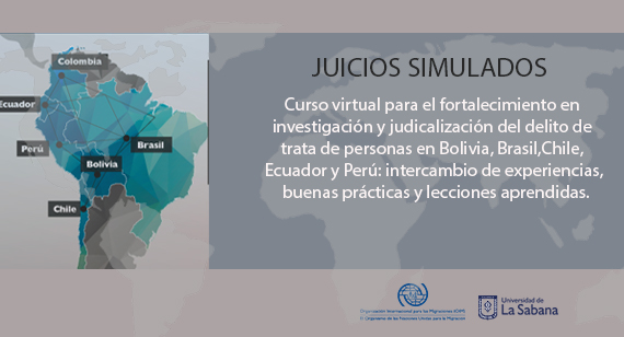 Juicios simulados sobre el delito de trata de personas en países de  Suramérica  
