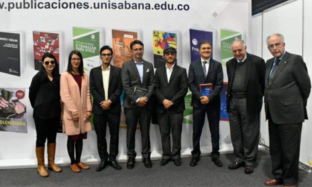 Grupo de autores de libros Facultad de Derecho y Ciencias Políticas Unisabana en FILBO 2018